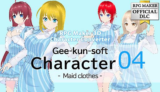 RPG Maker 3D Character Converter - Gee-kun-soft character 04 Maid clothes