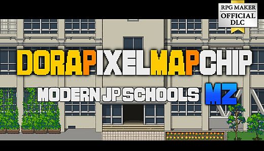 RPG Maker MZ - DorapixelMapChips - Modern JP Schools