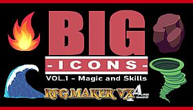 RPG Maker VX Ace - Big Icons Vol 1 - Magic and Skills