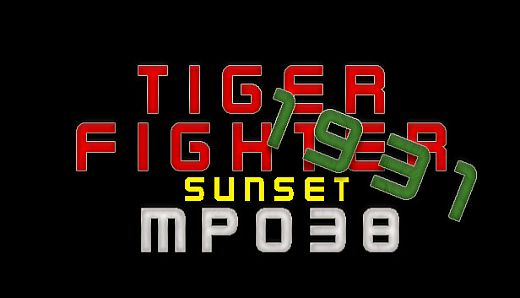 Tiger Fighter 1931 Sunset MP038
