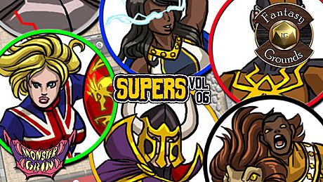 Fantasy Grounds - Supers, Volume 6 (Token Pack) DLC