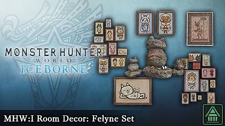 Monster Hunter World: Iceborne - MHW:I Room Decor: Felyne Set DLC