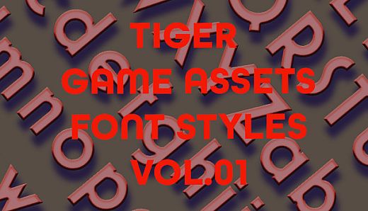 TIGER GAME ASSETS FONT STYLES VOL.01