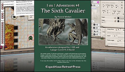 Fantasy Grounds - 1 on 1 Adventures #4: The Sixth Cavalier (PFRPG/3.5E)