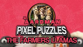 Pixel Puzzles Aardman Jigsaws: The Farmers Llamas