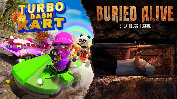 Turbo Dash Kart & Buried Alive