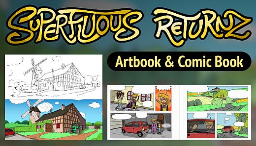 Superfluous Returnz Artbook & Comic Book