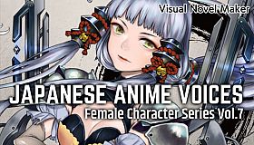 Visual Novel Maker - Japanese Anime Voices：Female Character Series Vol.7