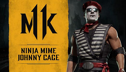 Mortal Kombat 11 Ninja Mime Johnny Cage