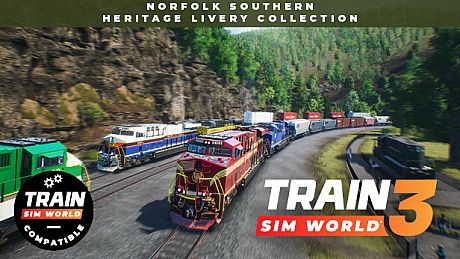Train Sim World 4 Compatible: Norfolk Southern Heritage Livery Collection Add-On DLC