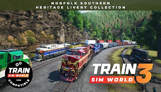 Train Sim World 4 Compatible: Norfolk Southern Heritage Livery Collection Add-On