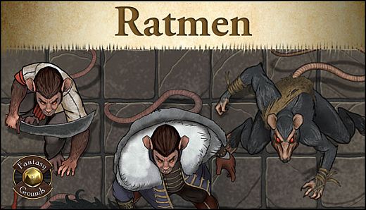 Fantasy Grounds - Top Down Tokens - Ratmen