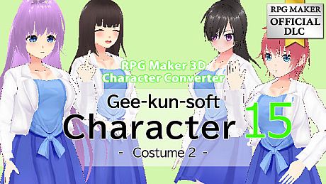RPG Maker 3D Character Converter - Gee-kun-soft character 15 costume 2 DLC