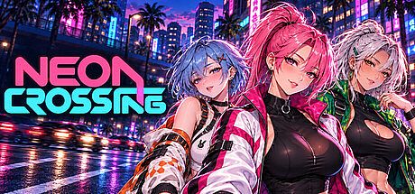 Neon Crossing Game