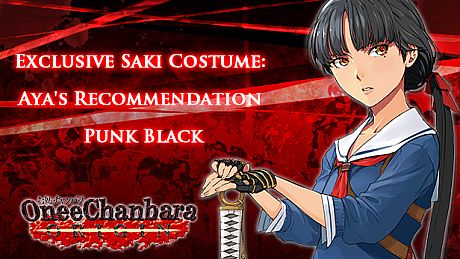 Exclusive Saki Costume: Aya's Recommendation Punk Black DLC