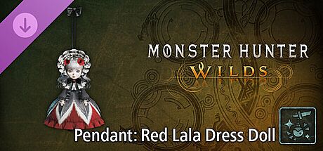 Monster Hunter Wilds - Pendant: Red Lala Dress Doll DLC