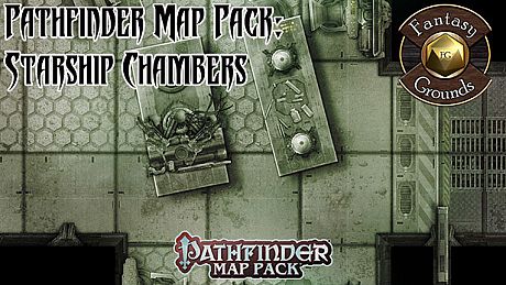 Fantasy Grounds - Pathfinder Map Pack: Starship Chambers DLC