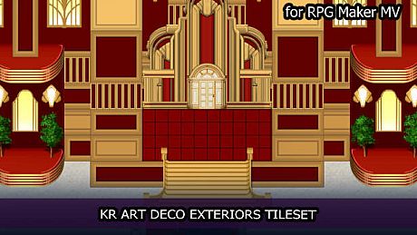 RPG Maker MV - KR Art Deco Exteriors Tileset DLC