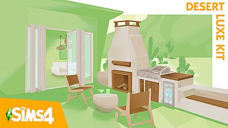 The Sims 4 Desert Luxe Kit DLC