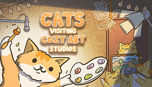 Cats Visiting Cozy Art Studios