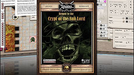 Fantasy Grounds - 3.5E/PFRPG: A24: Return to the Crypt of the Sun Lord DLC