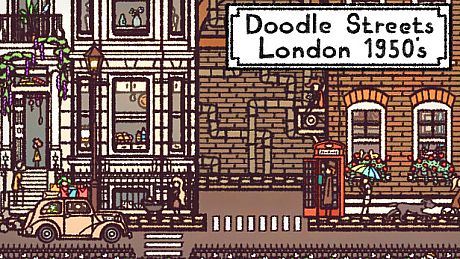 Doodle Streets: London 1950's