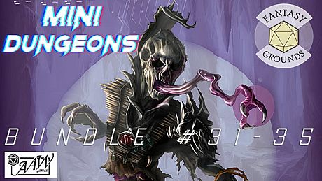 Fantasy Grounds - Mini-Dungeons Bundle #031-035 DLC