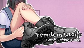 Femdom Waifu: Boot Fetish Pack