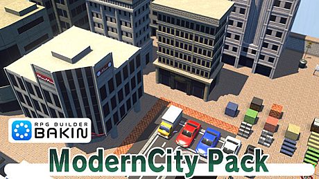 RPG Developer Bakin Modern City Pack DLC