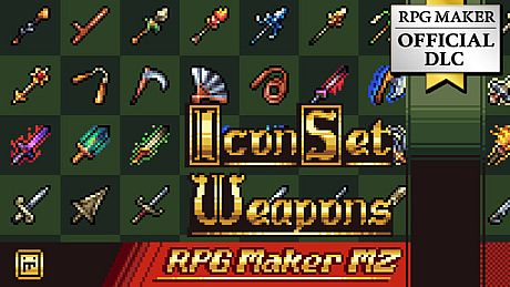 RPG Maker MZ - Weapons Icon Set DLC