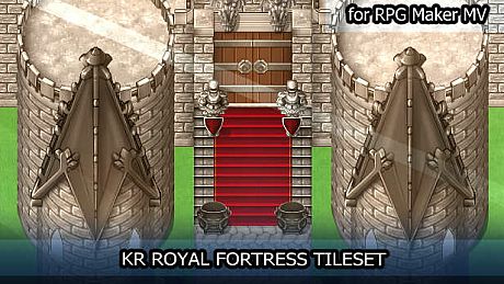 RPG Maker MV - KR Royal Fortress Tileset DLC