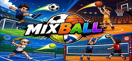 MIXBALL: Football Basketball Volleyball Tennis