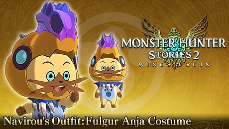 Monster Hunter Stories 2: Wings of Ruin - Navirou's Outfit: Fulgur Anja Costume DLC