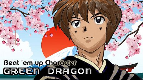 Green Dragon Beat ’em up Character