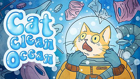 Cat Clean Ocean Game
