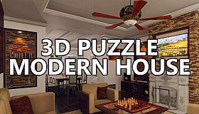 3D PUZZLE - Modern House