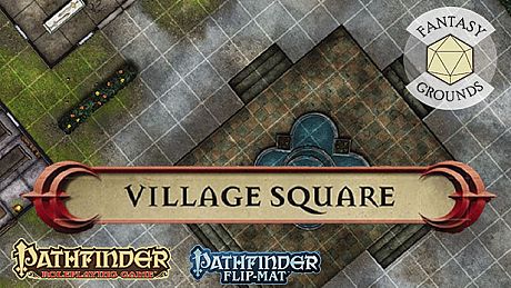 Fantasy Grounds - Pathfinder RPG - Pathfinder Flip-Map - Classic Village Square DLC