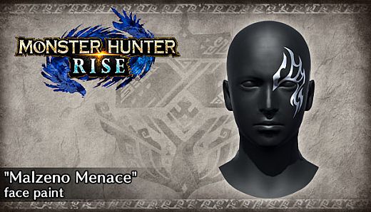 Monster Hunter Rise - "Malzeno Menace" face paint
