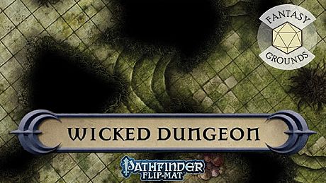 Fantasy Grounds - Pathfinder RPG - Pathfinder Flip-Mat: Wicked Dungeon DLC
