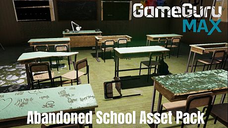 GameGuru MAX Wasteland Asset Pack - Abandoned School DLC