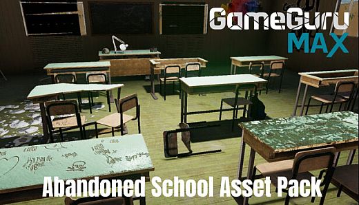 GameGuru MAX Wasteland Asset Pack - Abandoned School