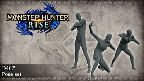 Monster Hunter Rise - "MC" Pose Set DLC