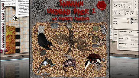Fantasy Grounds - Ddraig Goch's Samhain Undead 1 (Token Pack) DLC