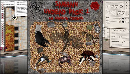 Fantasy Grounds - Ddraig Goch's Samhain Undead 1 (Token Pack)