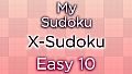 My Sudoku - X-Sudoku Easy 10