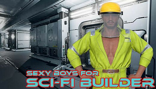 Sexy boys for Sci-fi builder
