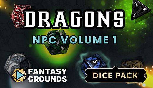 Fantasy Grounds - Dragons NPC Dice Pack Volume 1