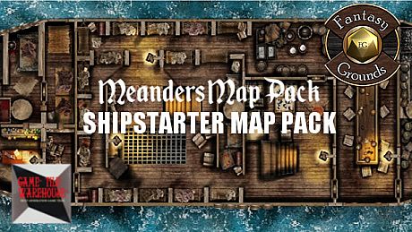 Fantasy Grounds - Meander's Map Pack: Shipstarter Ultimate Pack (Map Pack) DLC