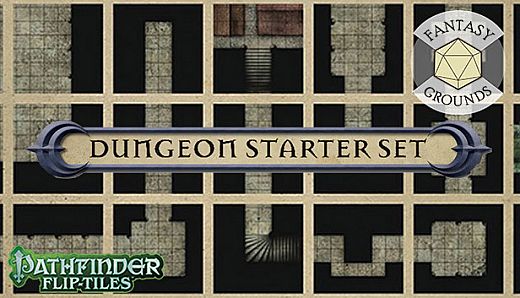 Fantasy Grounds - Pathfinder RPG - Pathfinder Flip-Tiles: Dungeon Starter Set