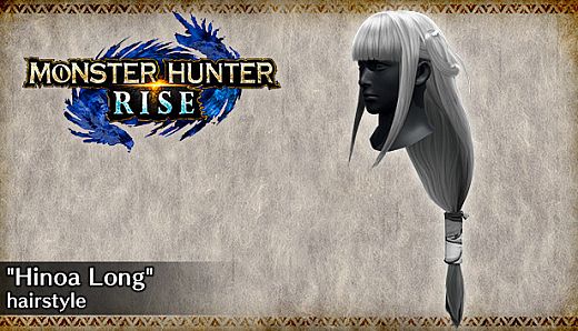 Monster Hunter Rise - "Hinoa Long" hairstyle